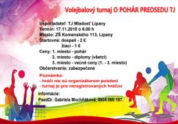 17. 11. O POHÁR PREDSEDU TJ – 11. ROČNÍK
