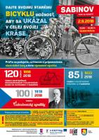 Prezentácia oldies bicyklov v Sabinove